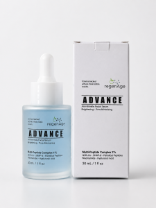 RegenAge Advance Anti-Wrinkle Facial Serum Brightening Pore Minimizing Multi-Peptide Complex 1% 30 mL / 1 fl oz