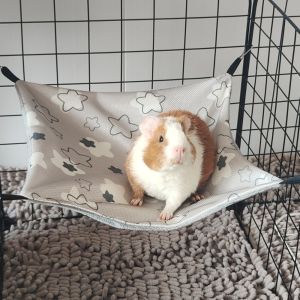 VIVAZ Hai Võng chuột lang Lụa băng Thoáng khí Võng cho chuột Hamster Đáng yêu Treo Đồ dùng cho thú cưng nhỏ