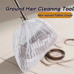 100PCS/50PCS/10PCS Disposable Broom Dust Cover Ground Hair Cleaning Non-woven Fabric Cover Anti-static Gap Cleaning Dust Removal Duster Broom Cover