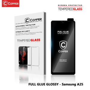 Samsung A25 - COPPER Tempered Glass FULL GLUE PREMIUM Anti Gores Layar