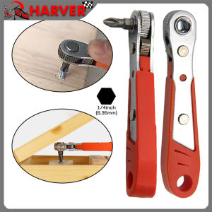 Mini Universal 3-in-1 Quick Wrench Dual‑Use Torque Ratchet Wrench Accessory Tool Set 36‑ToothRatchet
