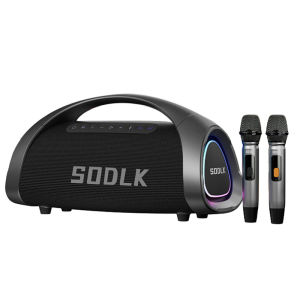 SODLK S1617 ลําโพงบลูทูธ 320W bluetooth speaker กับ 2 ไมโครโฟนเบสลึก เบสหนัก แท้100% กันน้ำ IPX6