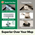 3M™ Scotch-Brite™ Hands-Free Mop with Compact Bucket, 1 pc/pack, For cleaning home floor easily & handsfree. 
