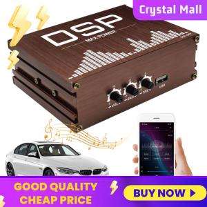COD [Free Shipping] 4x50W DSP Car Power Amplifier Support APP Control Car DSP Amplifier for Cars