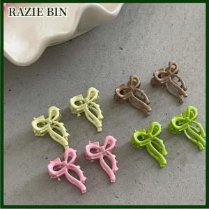 RAZIE BIN กิ๊บติดผมขนาดเล็กหัวเจ้าหญิงสีสันสดใสกิ๊บติดผมโลหะผมหักปิ่นปักผมหน้าม้า