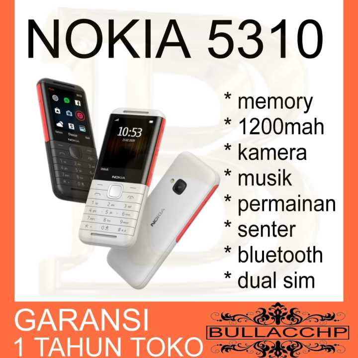 HP Nokia 5310 XpressMusic / Nokia Xpress Music BERGARANSI 1 TAHUN