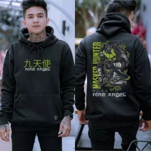 Jaket sweater hoodie masker hunter hoodie tebal lembut sakty collections