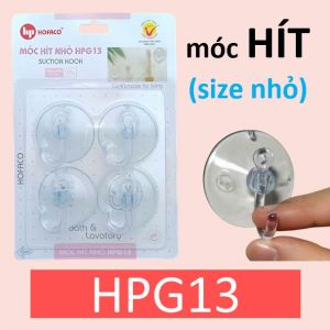 Móc treo hít tường loại nhỏ HOFACO HPG13 _ móc treo hít chân không móc treo hít gạch men móc treo hít kính