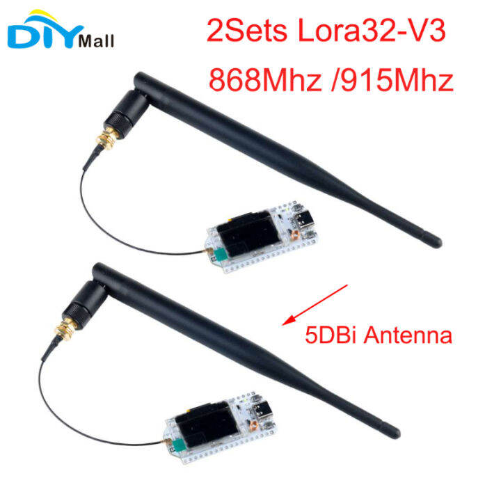 2 Set Heltec Lora32 V3 Node Development Board Lora 32 SX1262 ESP32-S3 ...