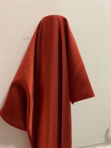 Bahan Kain Satin Maxmara Luxury Warna Brick Bata Teracota