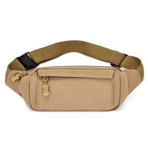 Túi đeo bụng nam nữ vải bố chống thấm nước cao cấp size 20cm