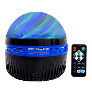 Starry sky lamp projector bedroom bedside atmosphere lamp laser water ripple projection night lamp with remote control