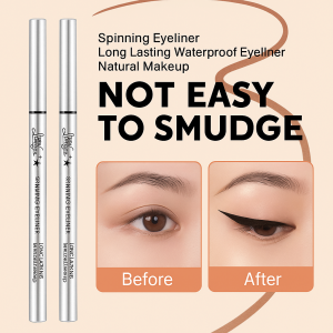 Black Brown Eyeliner Pencil Waterproof Eyeliner Long-Lasting Waterproof Smudge-Proof