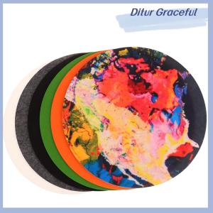 Ditur 1PC Slip Mat Felt Turntable Platter Mat For LP Vinyl Record Audio Replacement DIY Accessories Audiophile Thick Turntable Mat