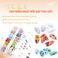 Phụ kiện lá phong làm nail - Set lá phong 12 ngăn đắp gel, trang trí móng xu hướng Thu Đông NailBND. 