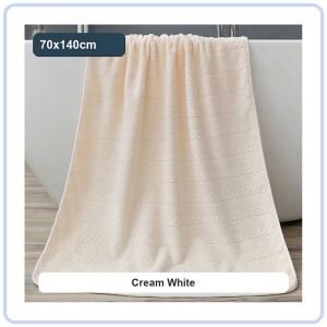 【COZYCASA】Coral Fleece Bath Towel / Soft Absorbent / Quick Dry / 2 Sizes