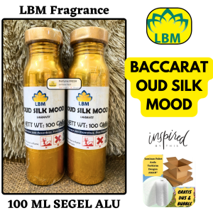Bibit Parfum BACCARAT OUD SILK MOOD ( 100 ML SEGEL Alumunium ) LBM Fragrance