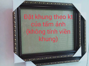 khung ảnh 30x40( kích thước lọt lòng) có 3 màu trắng vàng  nâu