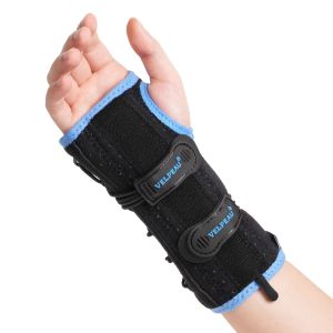 VELPEAU Wrist Brace for Carpal Tunnel Relief Arthritis Pain Tendonitis and Sprain Dual Adjustable Wrist Splint for Women and Men