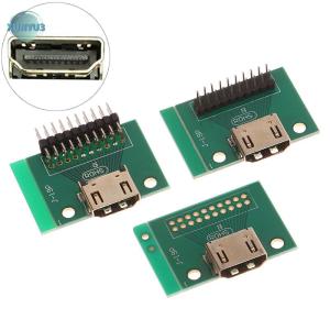 XUNYU3 Tương thích với HDMI 19pin ổ cắm thử nghiệm Jack 19 pin Adapter Board thử nghiệm với PCB board