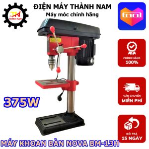 Máy khoan bàn Nhật Bản - NOVA BM-13H - Công suất 375W - Cao 750mm - Bảo hành chính hãng 12 tháng