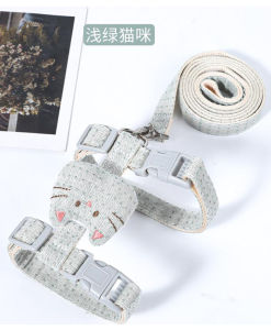 dây dắt yếm NHIỀU MẪU khóa cổ và thân siêu chắc chắn không sợ bé chạy mất dành cho chó mèo - T3 PETS SHOP