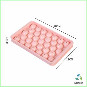 Mexin  แม่พิมพ์น้ำแข็งลูกปัดน้ำแข็งฮอกกี้น้ำแข็งกล่องน้ำแข็ง ice tray with cover