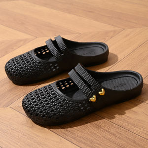 Free Shipping WomenS Summer Open-Toe Mules For Outdoor Wear Soft-Soled Non-Slip Waterproof Beach Fashion Casual Durable Slippers