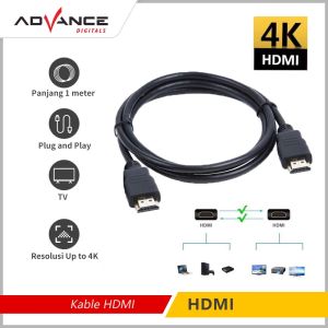 Advance Kabel HDMI to HDMI STB ke TV Support Playstation / Laptop / Monitor 1 Meter
