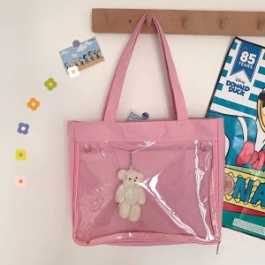 Jullie Tas Tote Bag Pvc Transparant Display Boneka Japanese Jk Uniform Bag