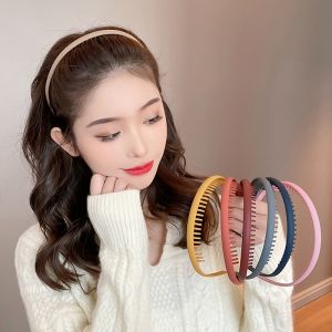 Lovely girls house Korean Style Simple Non-slip Face Wash Headband Frosted Hair band for Women 2022 New Hair Accessories