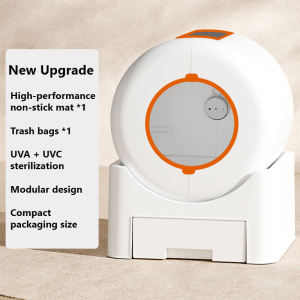 SKISOPGO 64L Smart Cat Litter Box App Control Automatic Cat Litter Box Self Clean Cat Toilet 11L Garbage Box