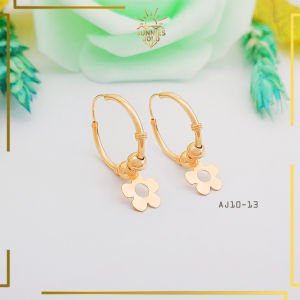 ANTING JIPSI EMAS KADAR 375 (8K) DAN KADAR 300 (6K) ANTING 1 GRAM DAN 0.5 GRAM MODEL BUNGA SIMPEL DAN CANTIK ELEGAN AJL 13