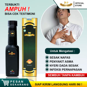 Obat Sesak Nafas Paling Ampuh Sesak Nafas Asma Dan Batuk Sesak Nafas Dan Nyeri Dada Sesak Napas Mengi Asma Infeksi Saluran Pernapasan Batuk Sesak - Mbiopro Asli Original