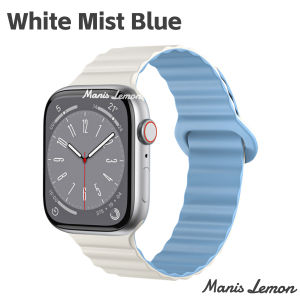 Manis Lemon สายนาฬิกาข้อมือ แม่เหล็ก for Apple Watch band Series 11 10 9 8 3 5 4 SE 6 7 2 1 Ultra 49 46 45 44 40 41 38 42 mm มม.