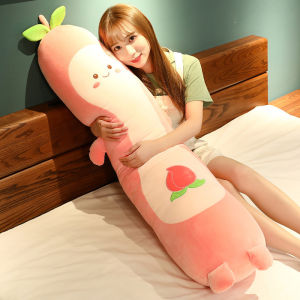 GỐI ÔM NGỦ QUẢ ĐÀO DÀI GỐI ÔM MINISO 100% GÒN MỊN AN TOÀN CHO BÉ