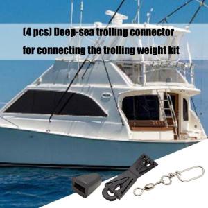 4 cái trolling linker Cá trọng lượng bóng kết nối downrigger phát hành Clip chuyên nghiệp cung cấp đồ câu cá