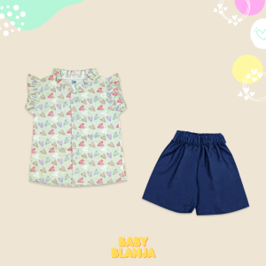 Baju Bayi Perempuan 6 12 Bulan Miiko Set