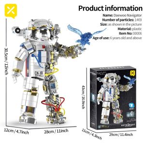 Astronaut Building Blocks Big Size Building Blocks DIY Toys Kid Adult Gift Spaceman Building Toys