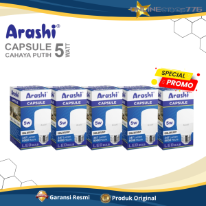 Arashi Lampu LED Capsule 30W Cahaya Putih Terang PROMO ISI 5PCS - GARANSI 1 TAHUN By HANNOCHS