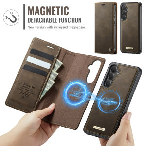 FCFor Samsung Galaxy S23FE S24FE S25FE S25 Edge S24 Plus S24 Ultra S23 Plus S23 Ultra S25 Plus S25 Ultra Case Rfid Blocking Card Holders Phone Cases 2in1 Magsafe Detachable Wallet Casing Cover