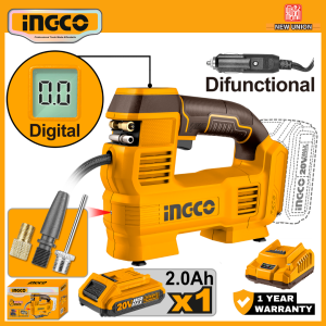 INGCO 20V LI-ION DIGITAL AIR COMPRESSOR | MAX 160PSI | CACLI2012