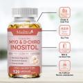 Mulittea Myo-Inositol & D-Chiro Inositol Capsules 120pcs Hormone Balance for Women Vitamin B8 to Regulate Menstrual Cycle & Support body Health Kapsul Myo-Inositol&D-Chiro Inositol| Keseimbangan Hormon Wanita| Mengatur Siklus Menstruasi & Kesehatan Tubuh. 