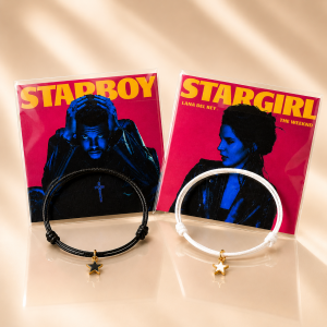 Gelang Couple Starboy & Stargirl Y2k Tali Waterproof 1mm Tipis (2pcs)
