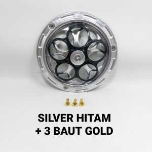 spinner cover kipas all matic warna Hitam silver Bahan Plastik