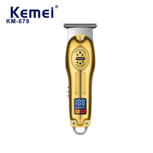 Alat Cukur Rambut KM 678 / Kemei KM-678 Mini LCD Hair Trimmer Cordless Rechargeable