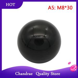 [Chandrae] Black plastic M4 M5 M6 M8 M10 M12 thread ball shaped head clamping nuts knob