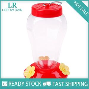 LF Wholesale✨Flash Sale ✨ ที่ป้อนอาหารนกฮัมมิงเบิร์ดขวดดอกไม้พลาสติกกลางแจ้งในสวน