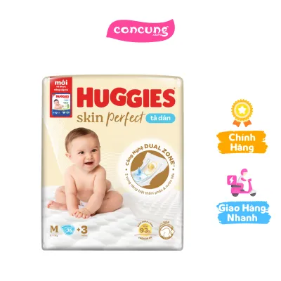 Tã dán cực đại Huggies Skin Perfect (M 6-11kg 76 miếng)
