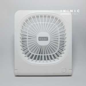 IKONIC Kipas Angin Portable Mini USB Mini Fan Portable Rechargeable 4 Inch AOKI AF 202T